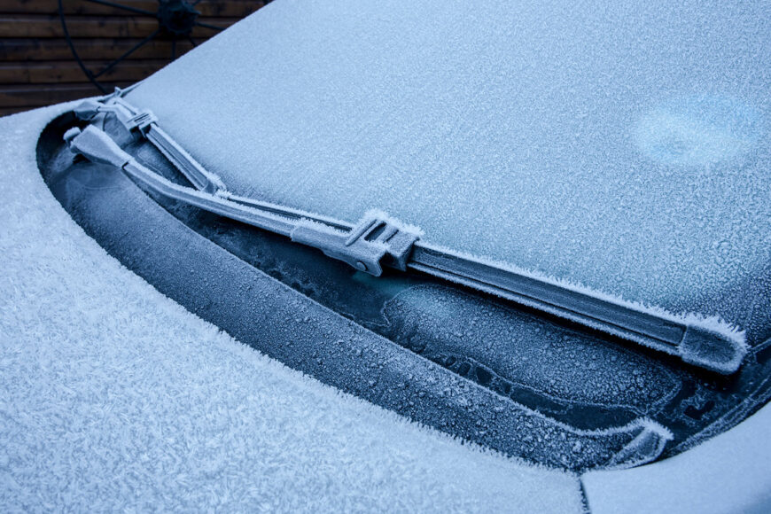 How to defrost windshield without defroster?